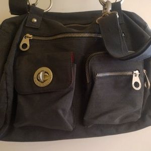 Baggallini gray satchel